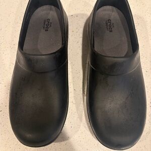 CROCS Dual Comfort Black Slip-Ons
